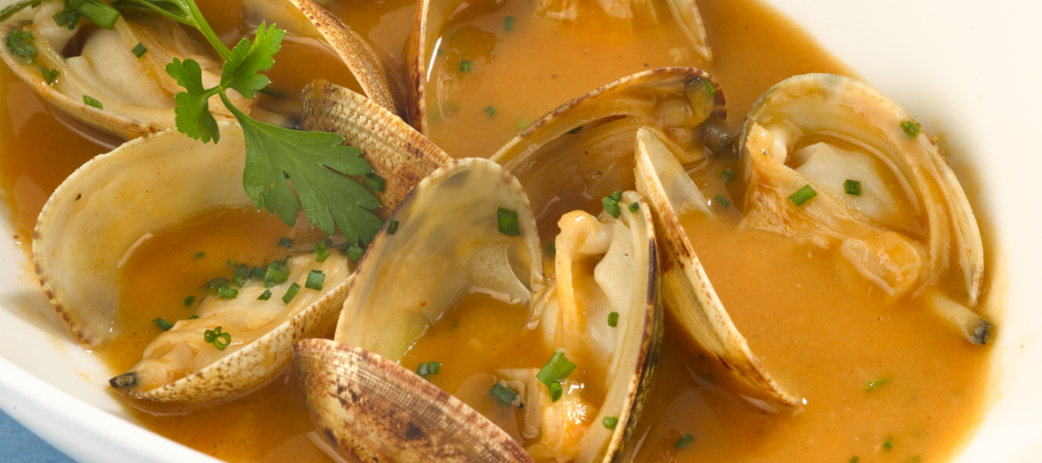 Almejas a la marinera