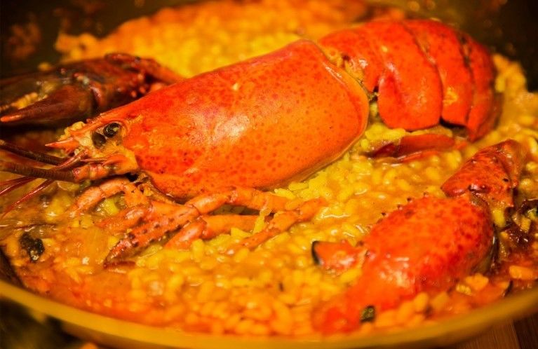 Arroz con bogavante