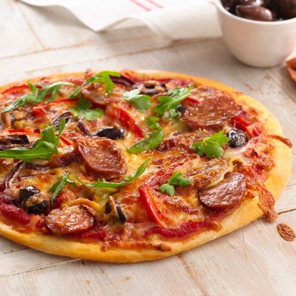 Pizza de chorizo
