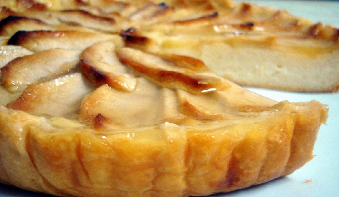 Tarta casera de manzana